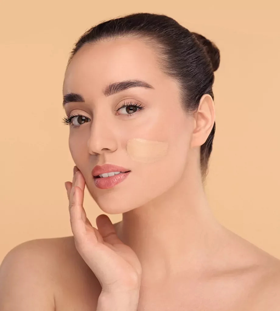 Clear, healthy-looking skin after professional aesthetic care